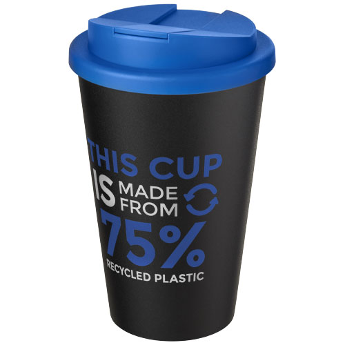 Americano® Eco 350 ml recycelter Becher mit auslaufsicherem Deckel