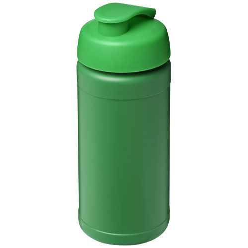 Baseline 500 ml recycelte Sportflasche mit Klappdeckel
