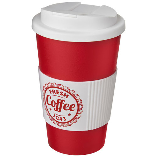 Americano® 350 ml Isolierbecher mit Schutzring & auslaufsicherem Schraubverschluss