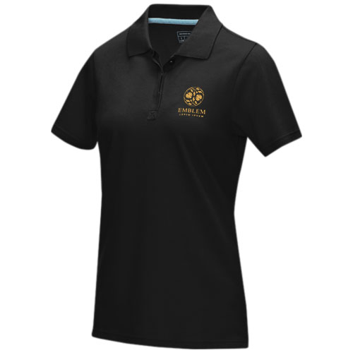 Graphite Poloshirt aus Bio-Baumwolle für Damen