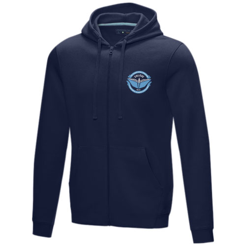 Ruby Hoodie mit durchgehendem Reißverschluss aus Bio-Material für Herren