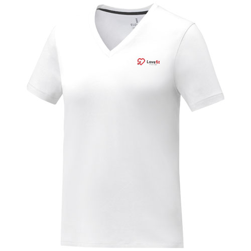 Somoto T-Shirt mit V-Ausschnitt für Damen