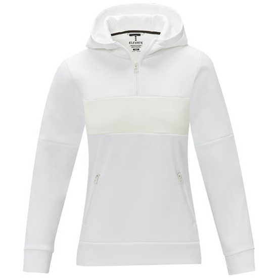 Sayan Kapuzenpullover mit halbem Reißverschluss für Damen