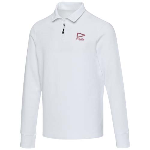 Zeus Langarm Poloshirt Unisex mit Reißverschluss