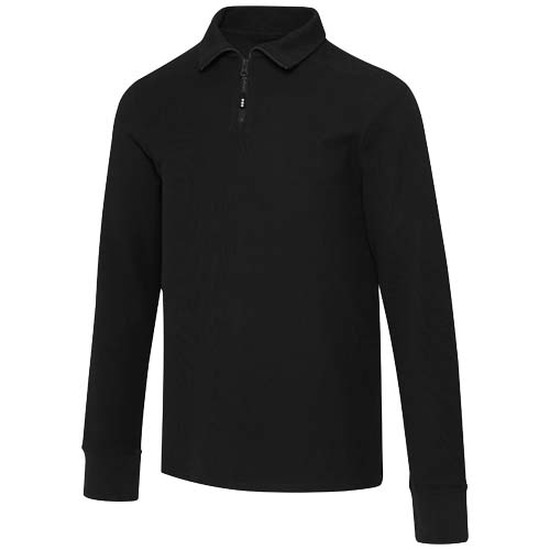 Zeus Langarm Poloshirt Unisex mit Reißverschluss