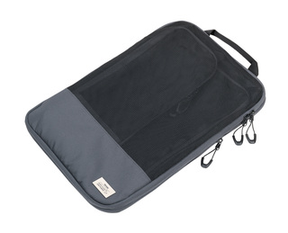 TROIKA Reise-Kompressionstaschen Set BLUE CYCLE PACKING CUBES
