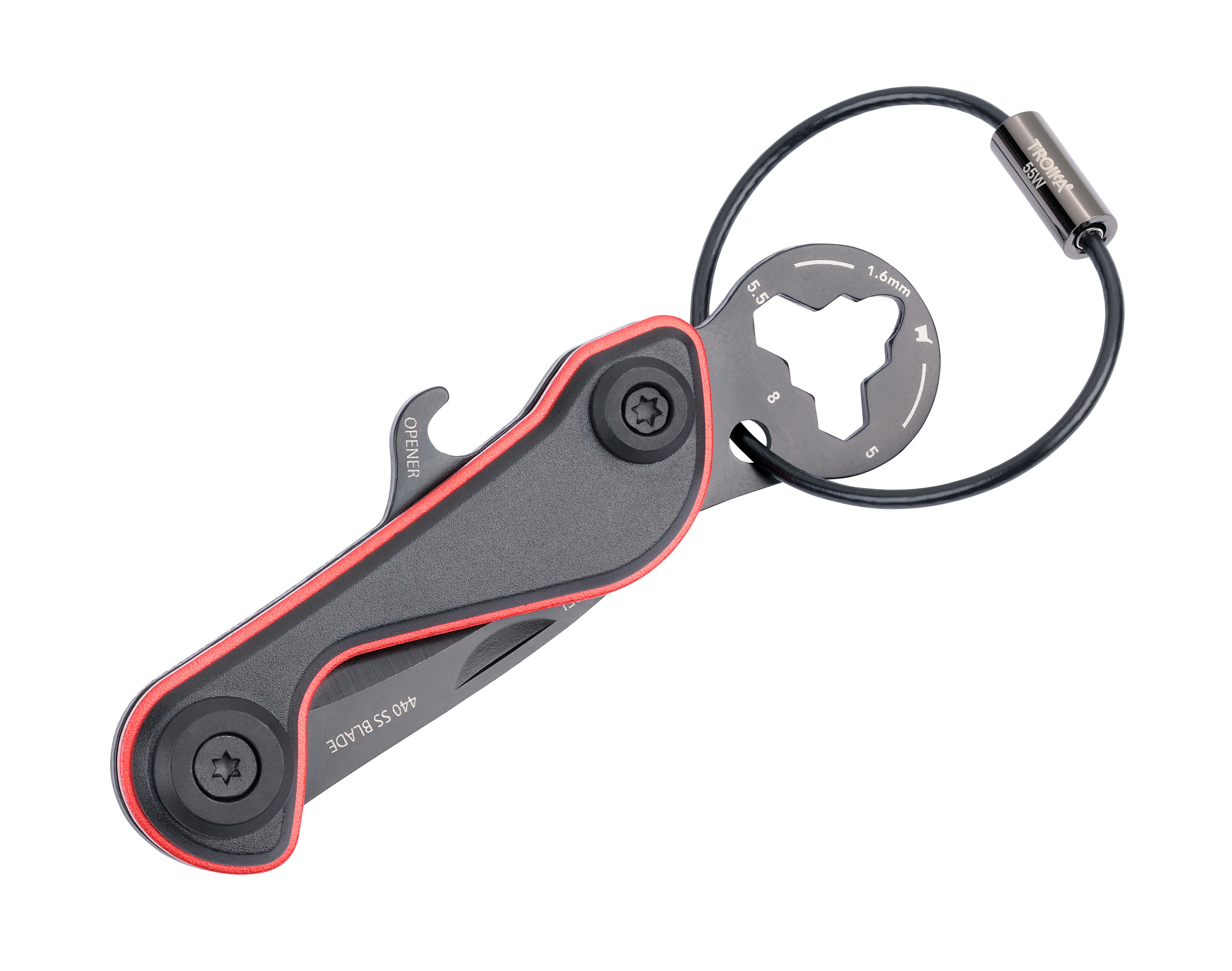 TROIKA Mini-Werkzeug PARCEL CUT & CART