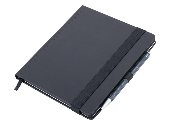 TROIKA Notizblock BLACK SLIMPAD A5