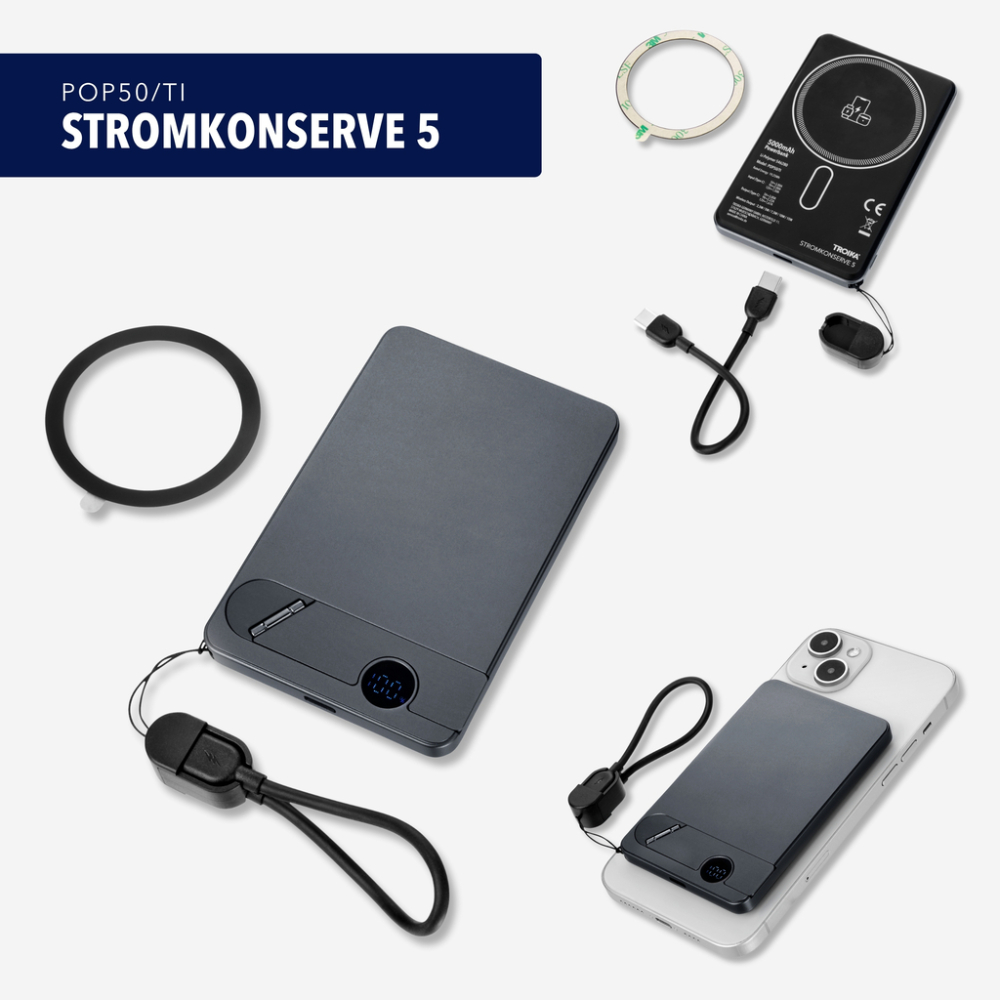 TROIKA Powerbank STROMKONSERVE 5