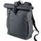 TROIKA Roll Top Rucksack TROIKA BLACK ROLL TOP