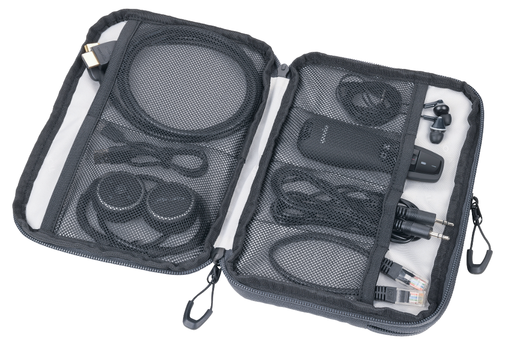 TROIKA Kabeltasche "BLUE CYCLE TECH POUCH 2"