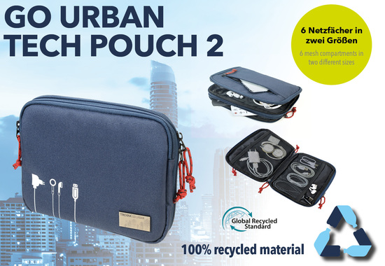 TROIKA Kabeltasche GO URBAN TECH POUCH 2