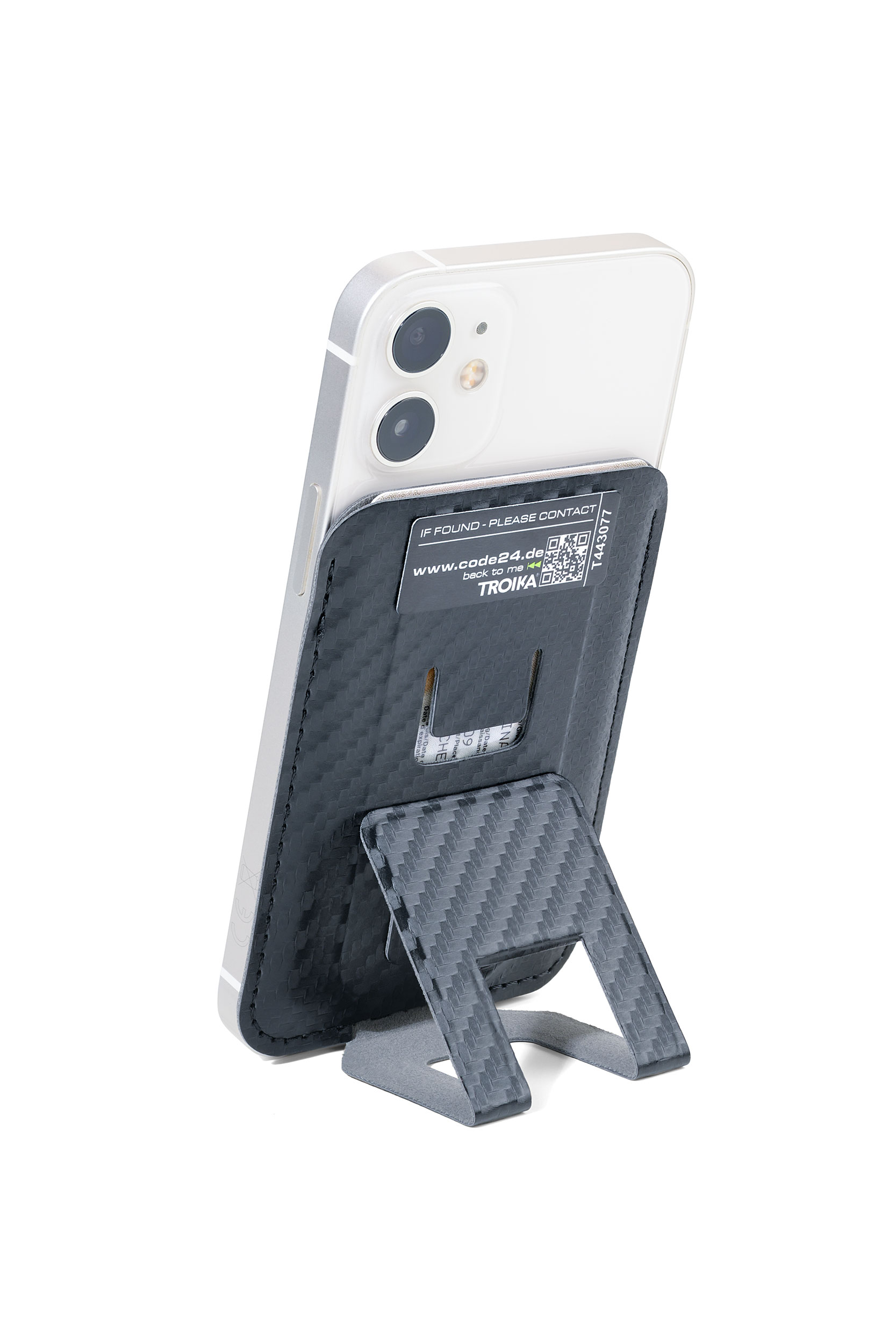 TROIKA Kartenetui HILDECARD CARBON CODE24