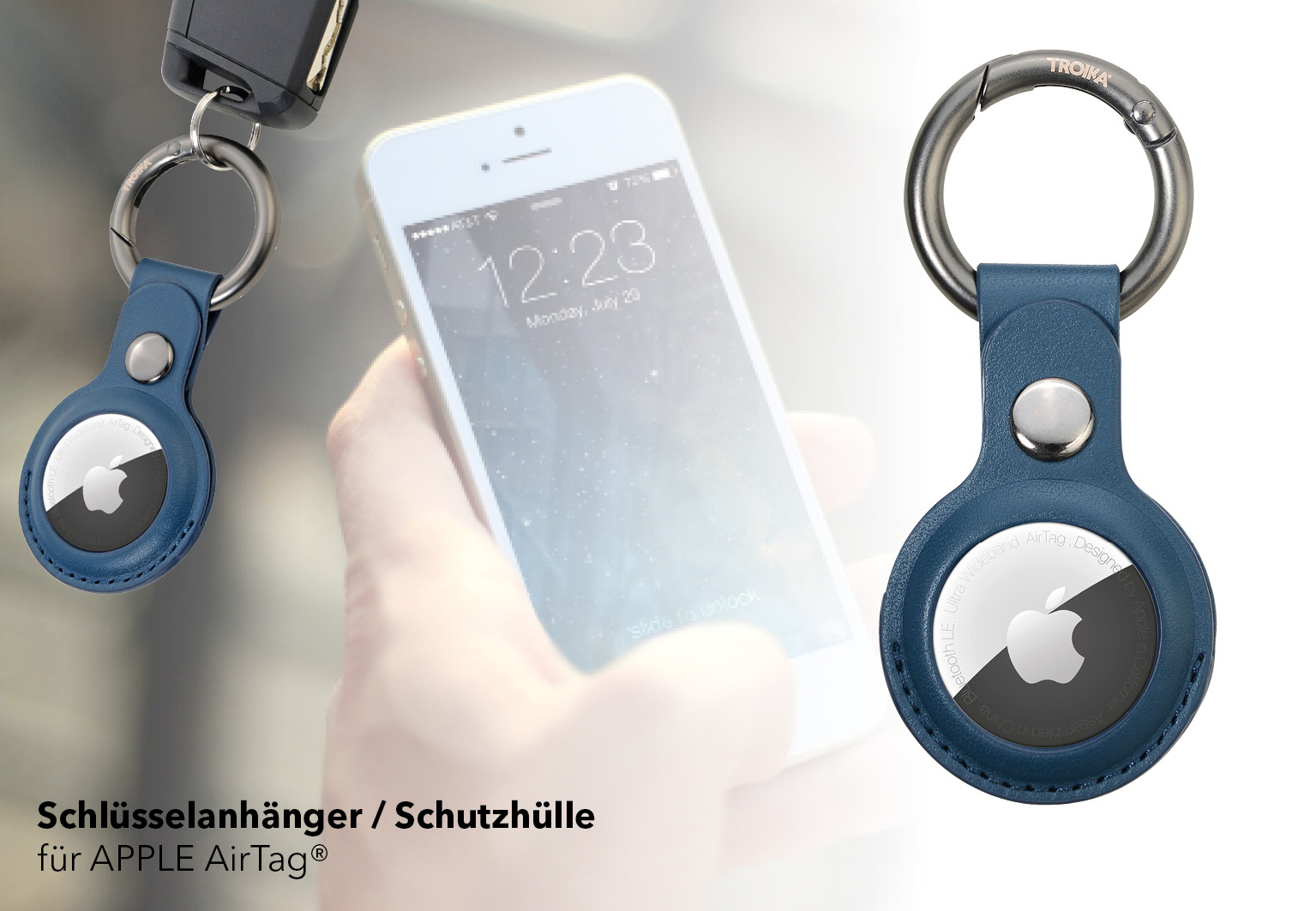 TROIKA Schlüsselanhänger AIRTAG COVER