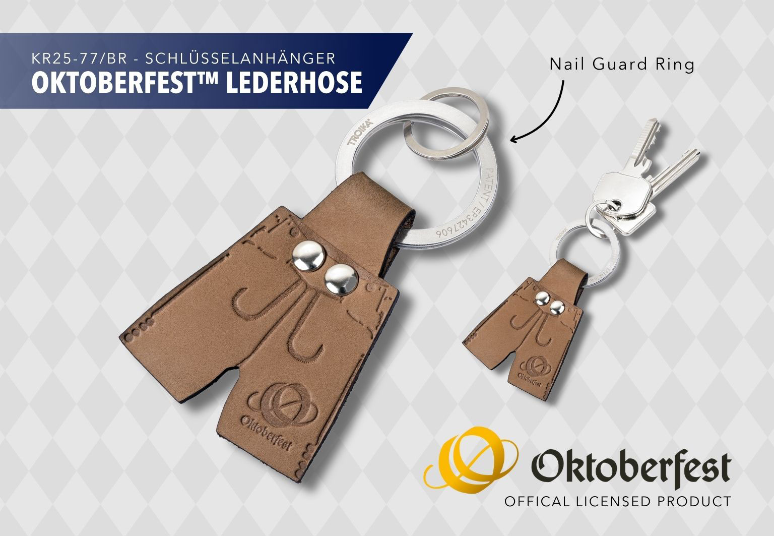 TROIKA Schlüsselanhänger OKTOBERFEST™ LEDERHOSE