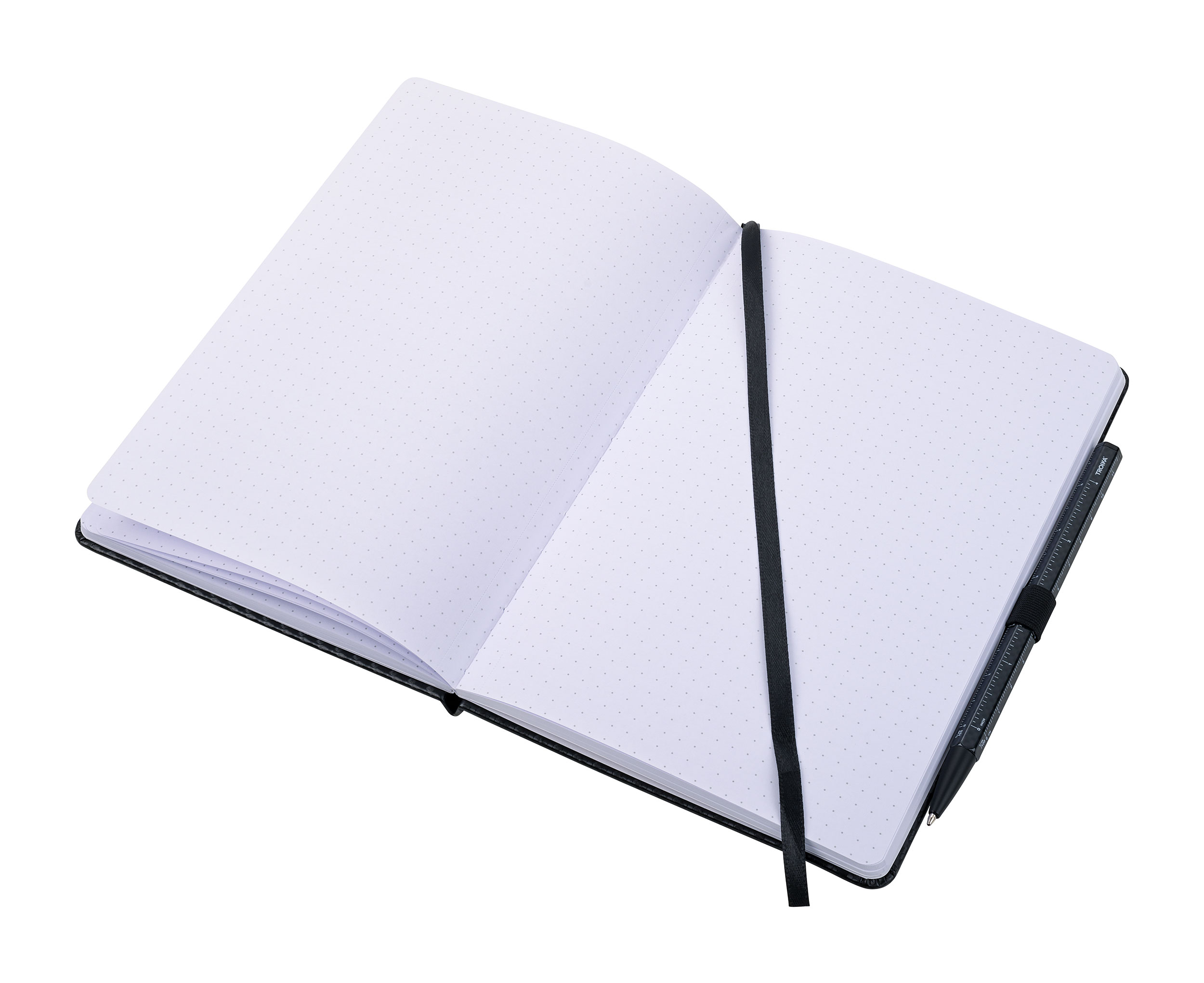 TROIKA Notizblock SLIMPAD A5 CARBON