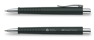 Kugelschreiber Poly Ball Recycling Schwarz