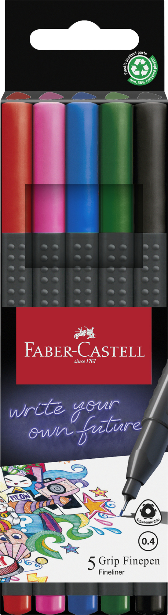 Fineliner Grip Finepen basic