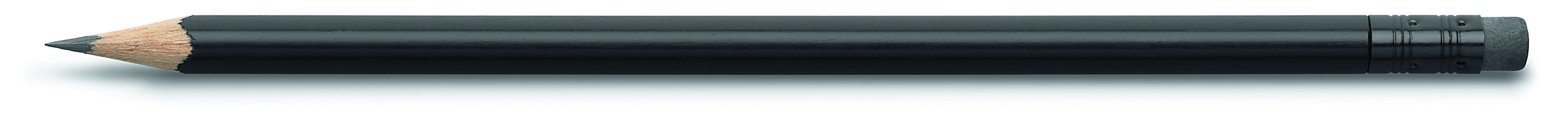 Bleistifte schwarz mit Radiertip