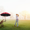 AC-Golf-/Gästeschirm FARE® Doubleface XL Vent