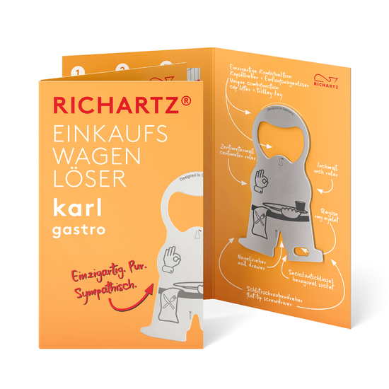 RICHARTZ® EINKAUFSWAGENLÖSER karl gastro