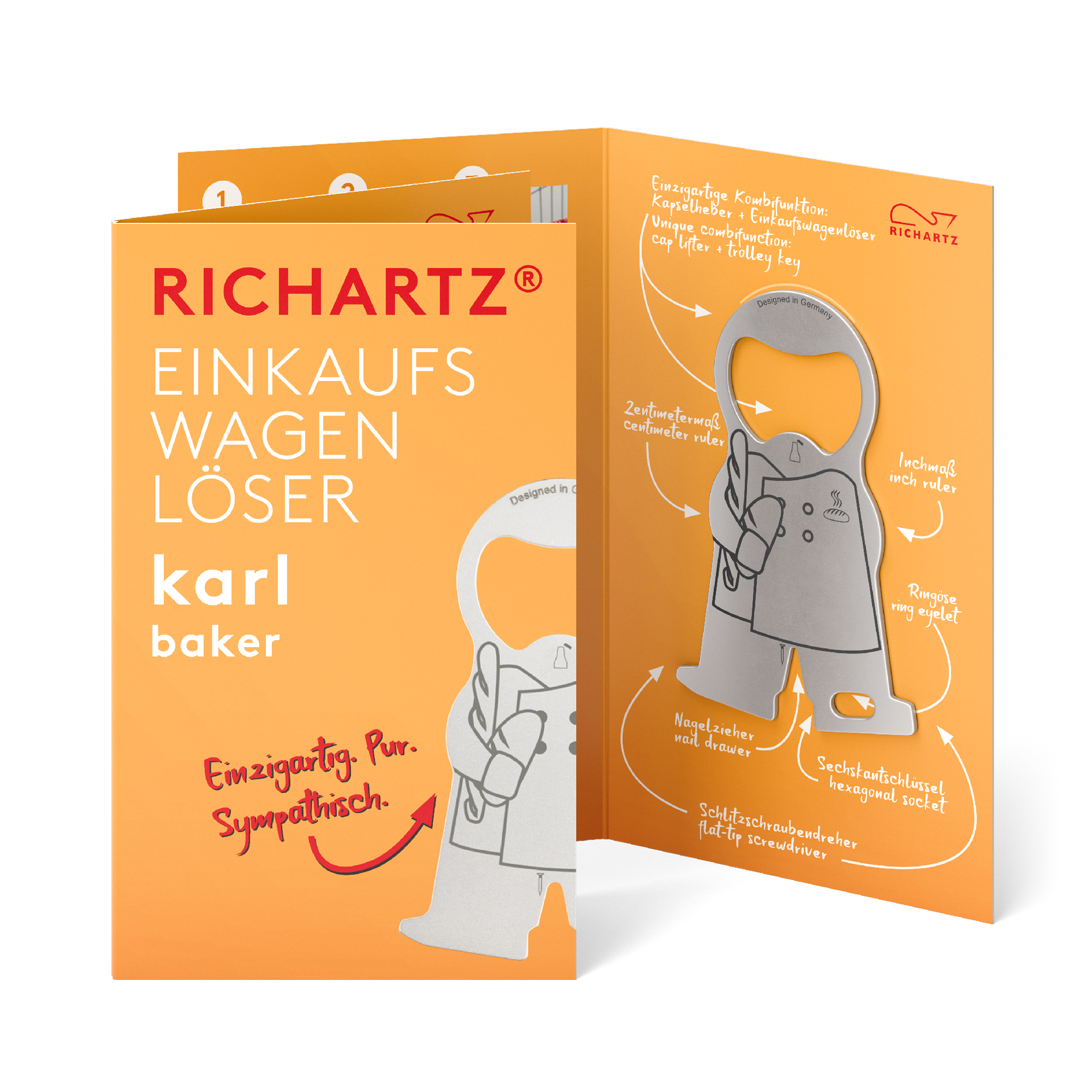 RICHARTZ® EINKAUFSWAGENLÖSER karl baker