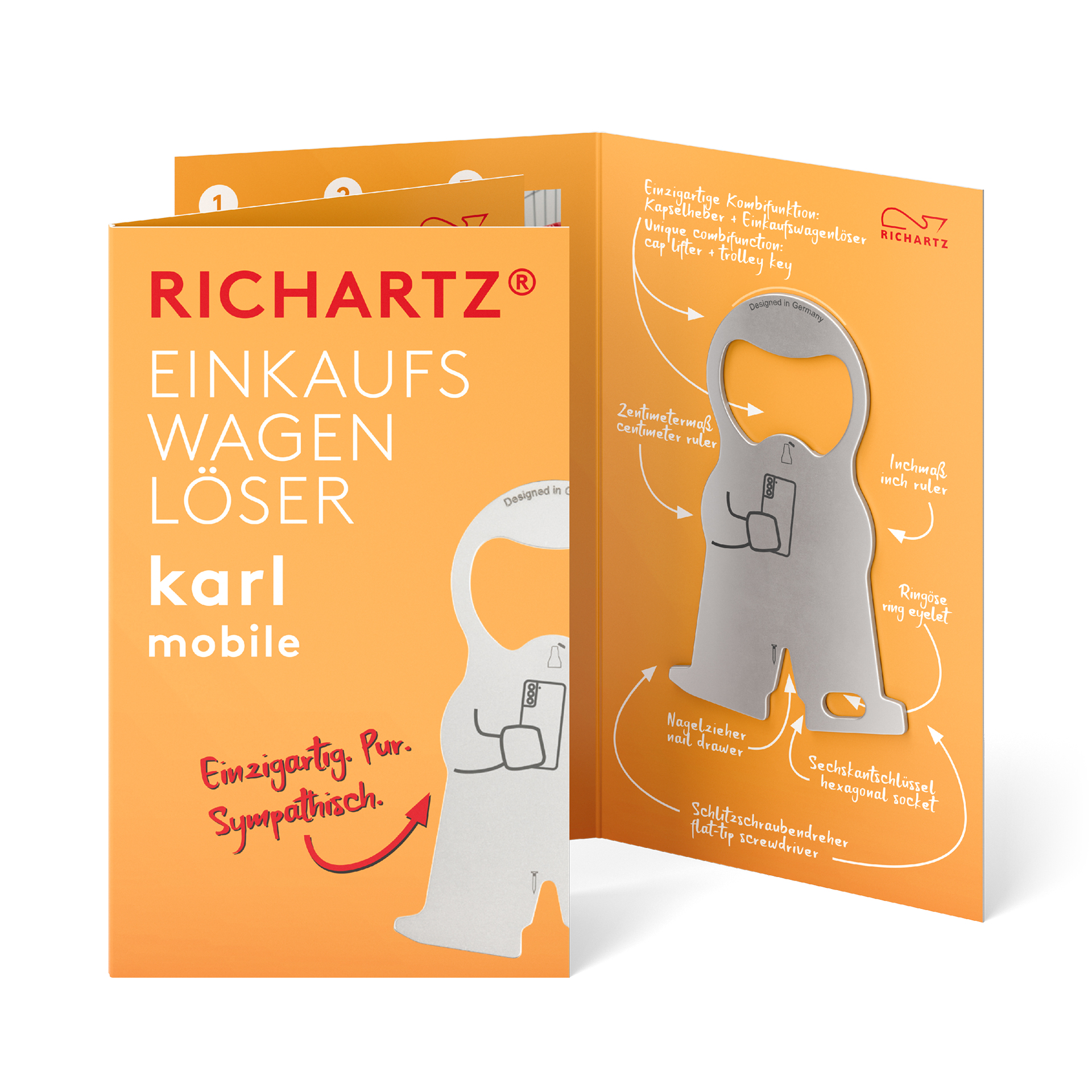 RICHARTZ® EINKAUFSWAGENLÖSER karl mobile