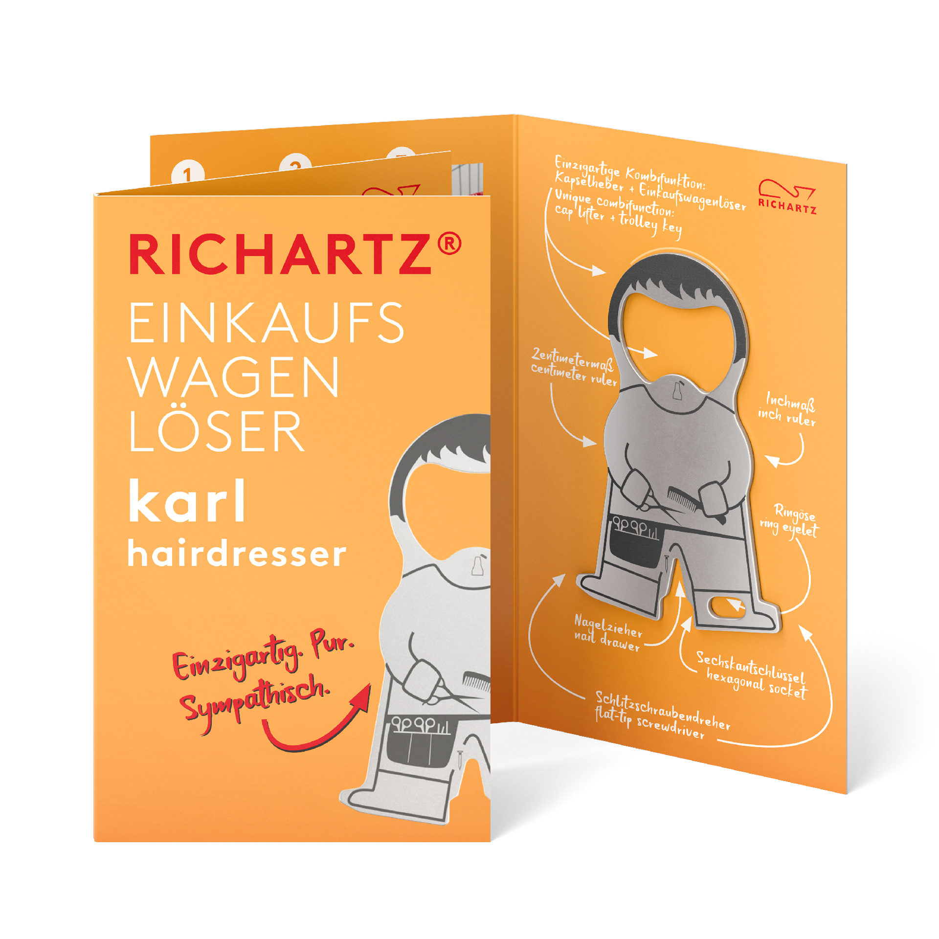 RICHARTZ® EINKAUFSWAGENLÖSER karl hairdresser