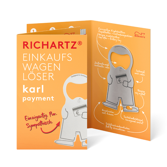 RICHARTZ® EINKAUFSWAGENLÖSER karl payment