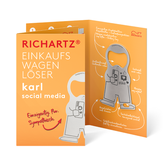 RICHARTZ® EINKAUFSWAGENLÖSER karl socialmedia