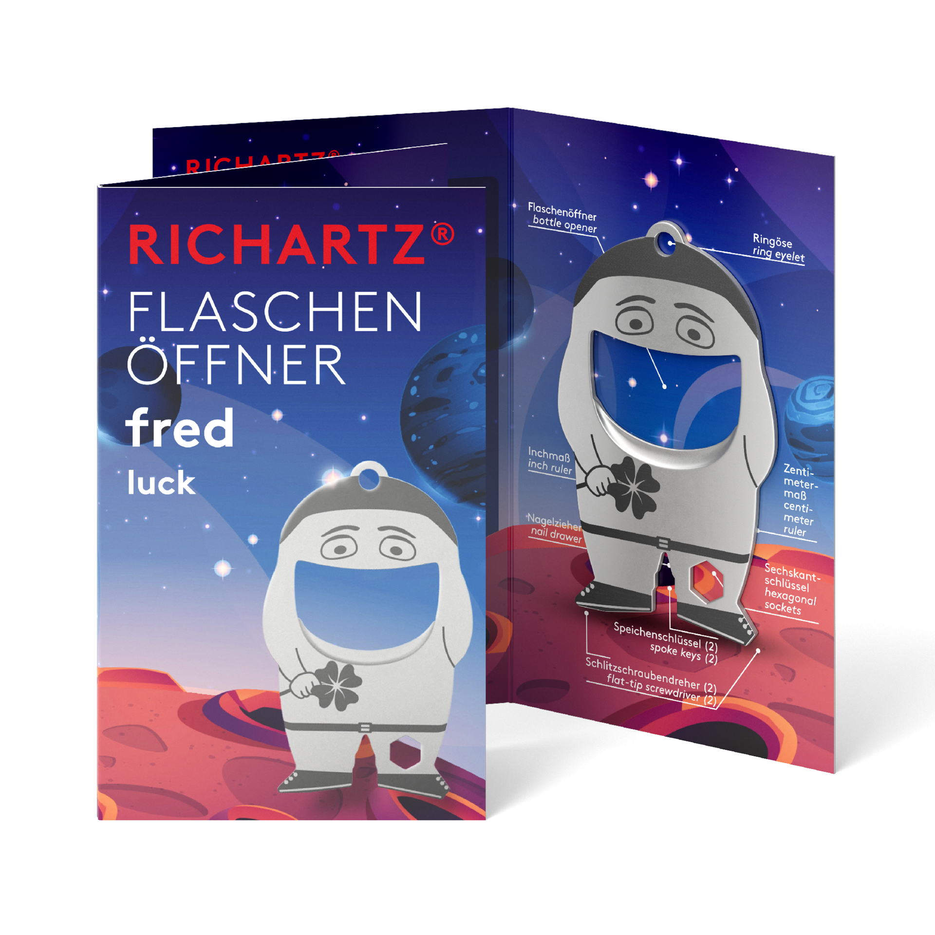 RICHARTZ® FLASCHENÖFFNER fred luck