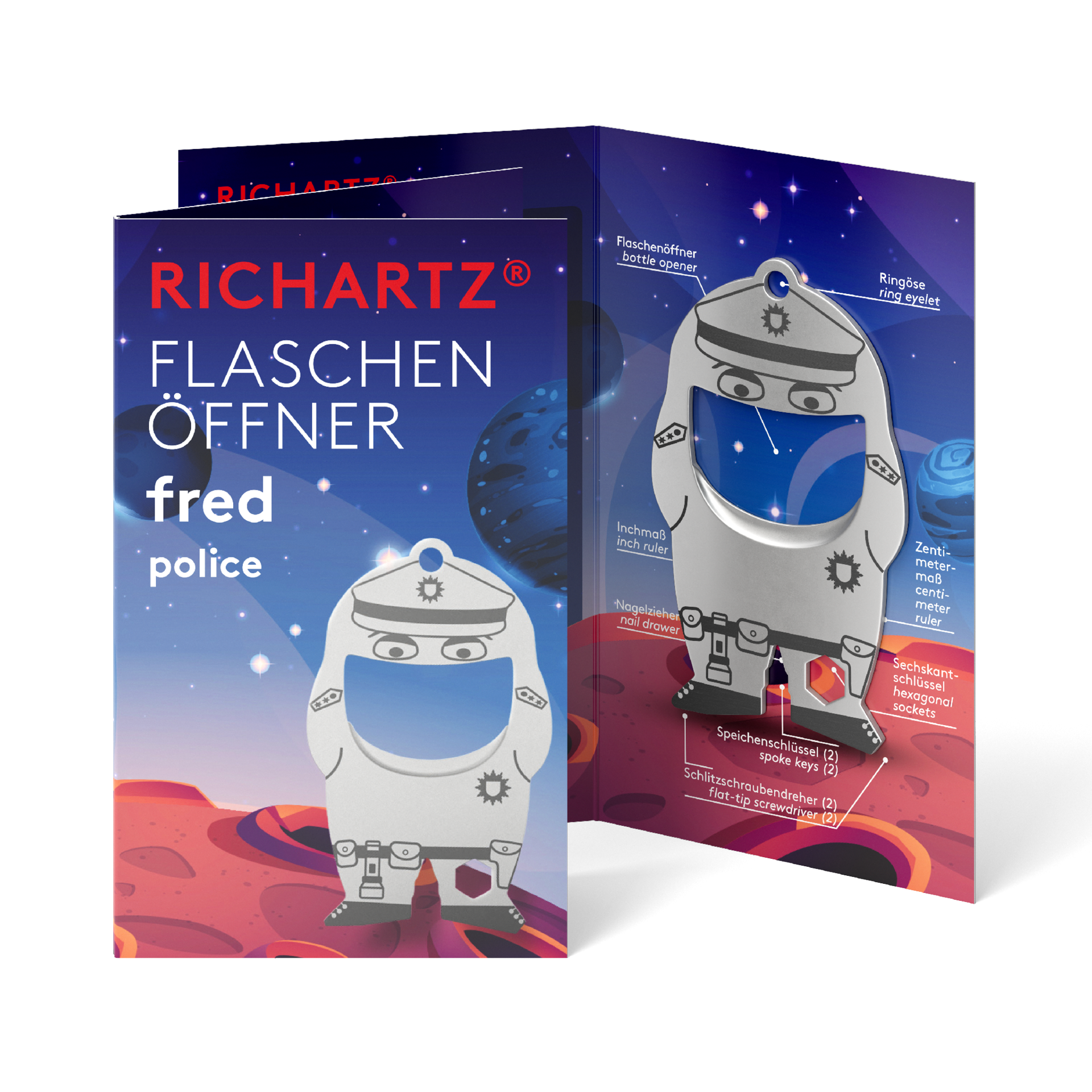 RICHARTZ® FLASCHENÖFFNER fred police