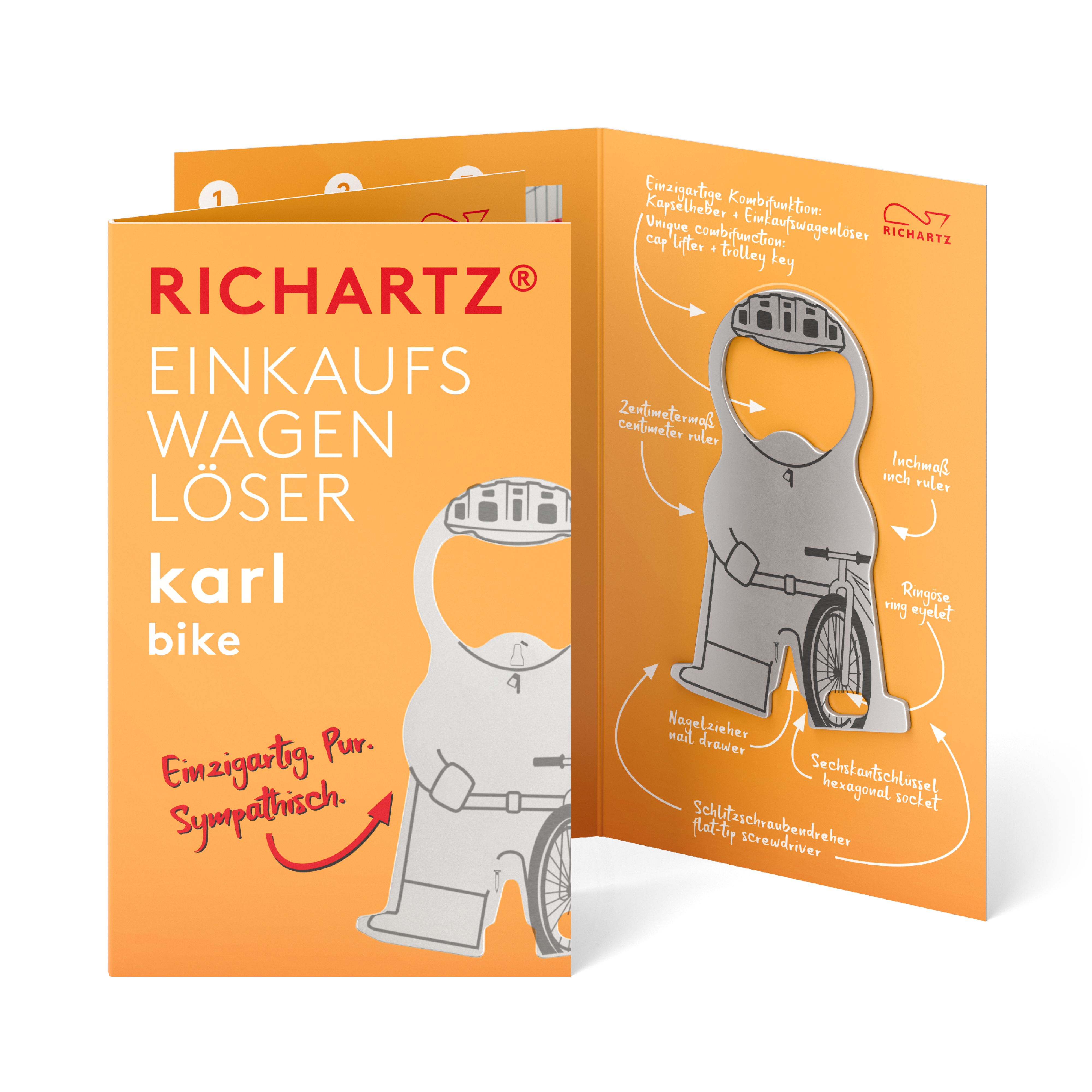 RICHARTZ® EINKAUFSWAGENLÖSER karl bike