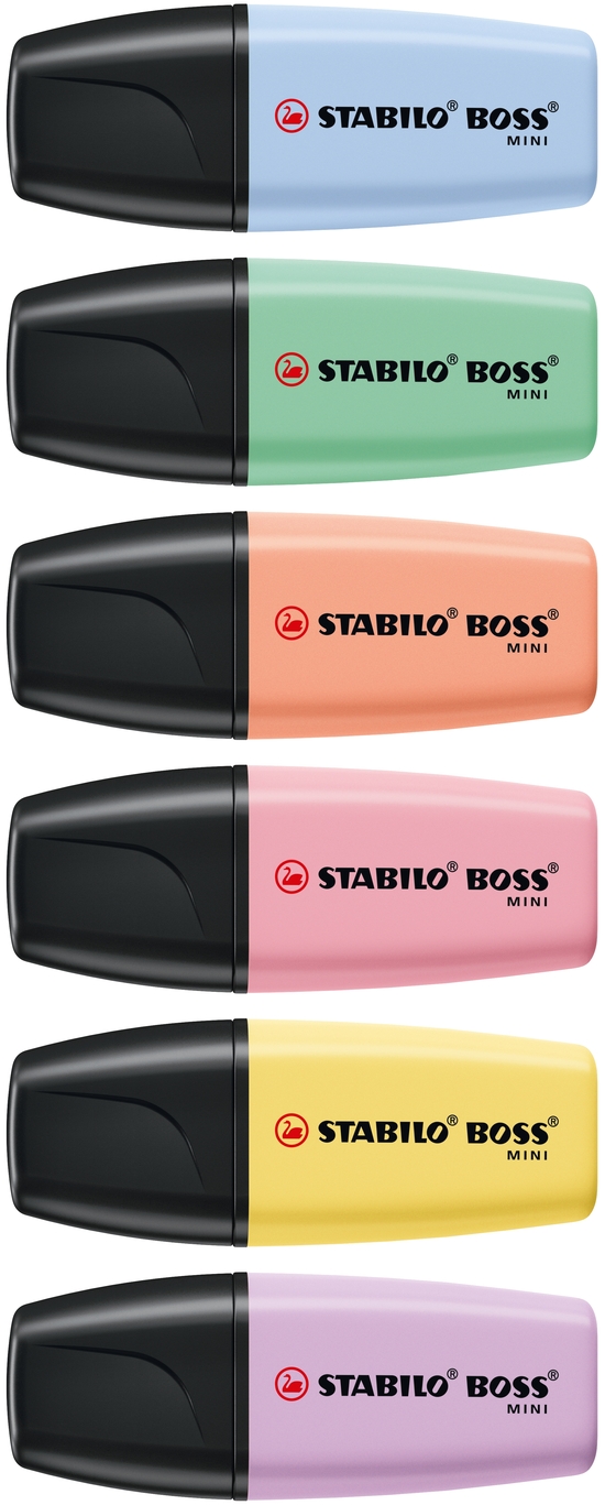 STABILO BOSS MINI Pastel Leuchtmarkierer