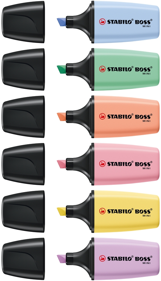 STABILO BOSS MINI Pastel Leuchtmarkierer