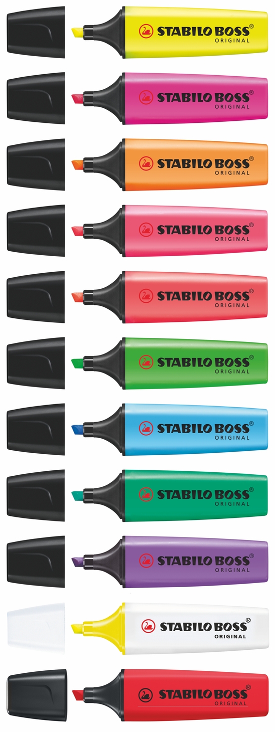 STABILO BOSS ORIGINAL 3er-Set Leuchtmarkierer