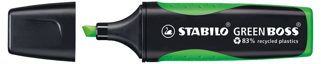 STABILO GREEN BOSS - Grünes Gewissen bei voller Leuchtkraft