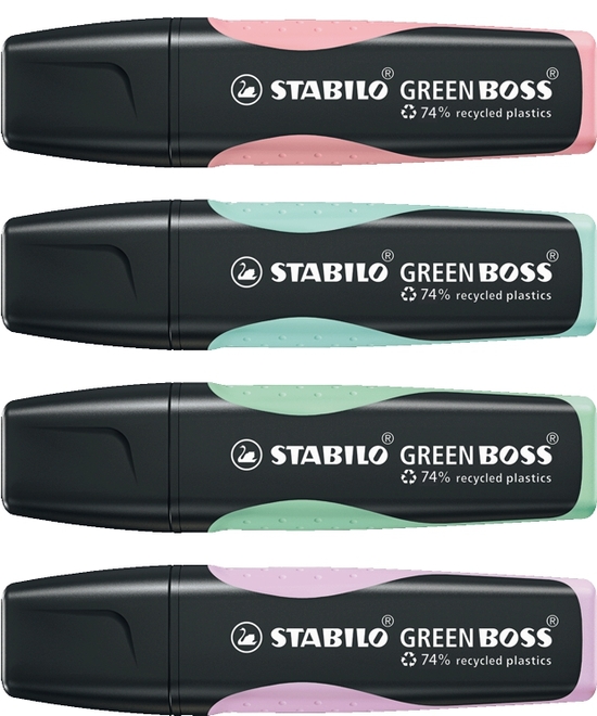 STABILO GREEN BOSS Pastel Leuchtmarkierer