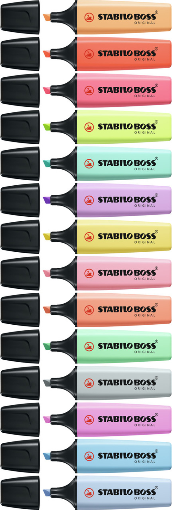 STABILO BOSS ORIGINAL 4er Tisch-Set Leuchtmarkierer