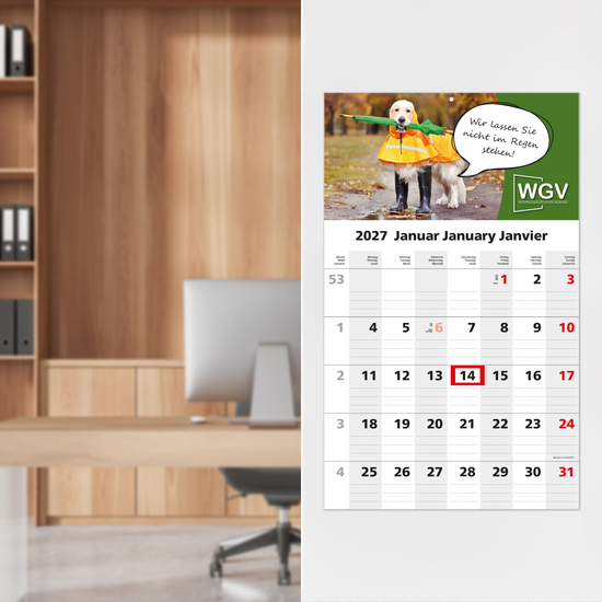 1-Monatskalender Einblatt Solo 1