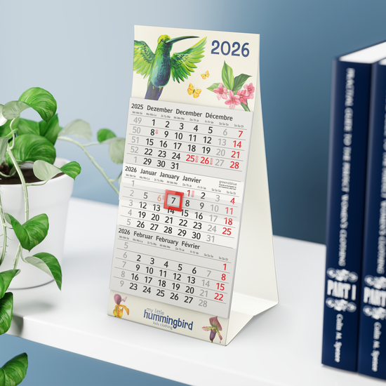 Tischkalender Mini 3 Recycling