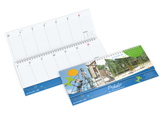 Tisch-Querkalender Signal 1 Woche = 1 Seite 8–20 Uhr