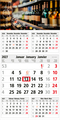 5-Monatskalender Einblatt Commerce 5 Post A postoptimiert