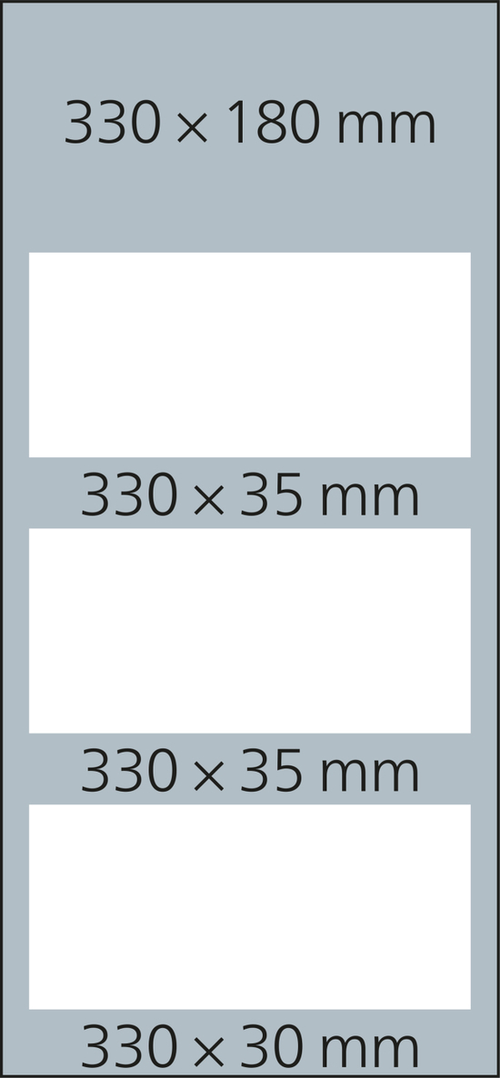 3-Monatskalender Mehrblock Profil 3 Schrift modern