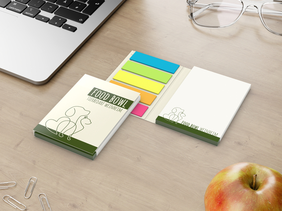 Haftnotiz-Set Bern Naturkarton Recycling