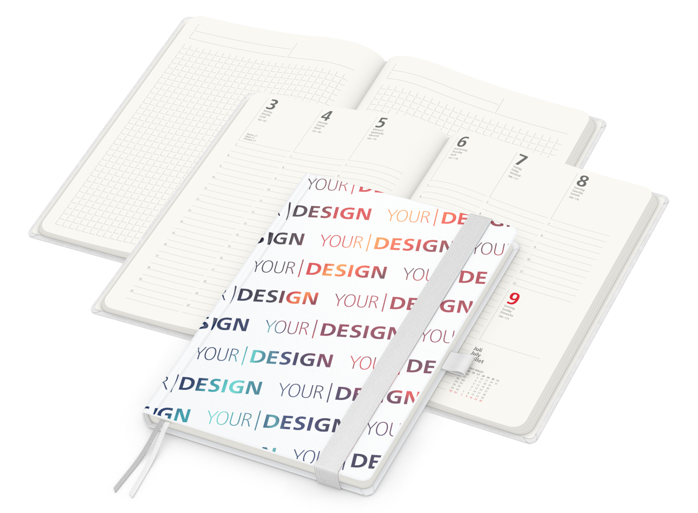 Wochenplaner Match-Hybrid A5 Cover-Star Recycling-Matt