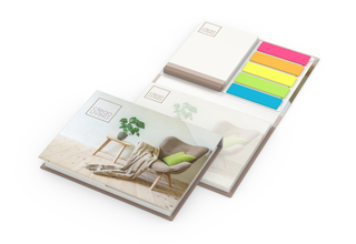 Haftnotiz-Set Brüssel Individuell Cover-Star Recycling-Matt, 50/50 Blatt