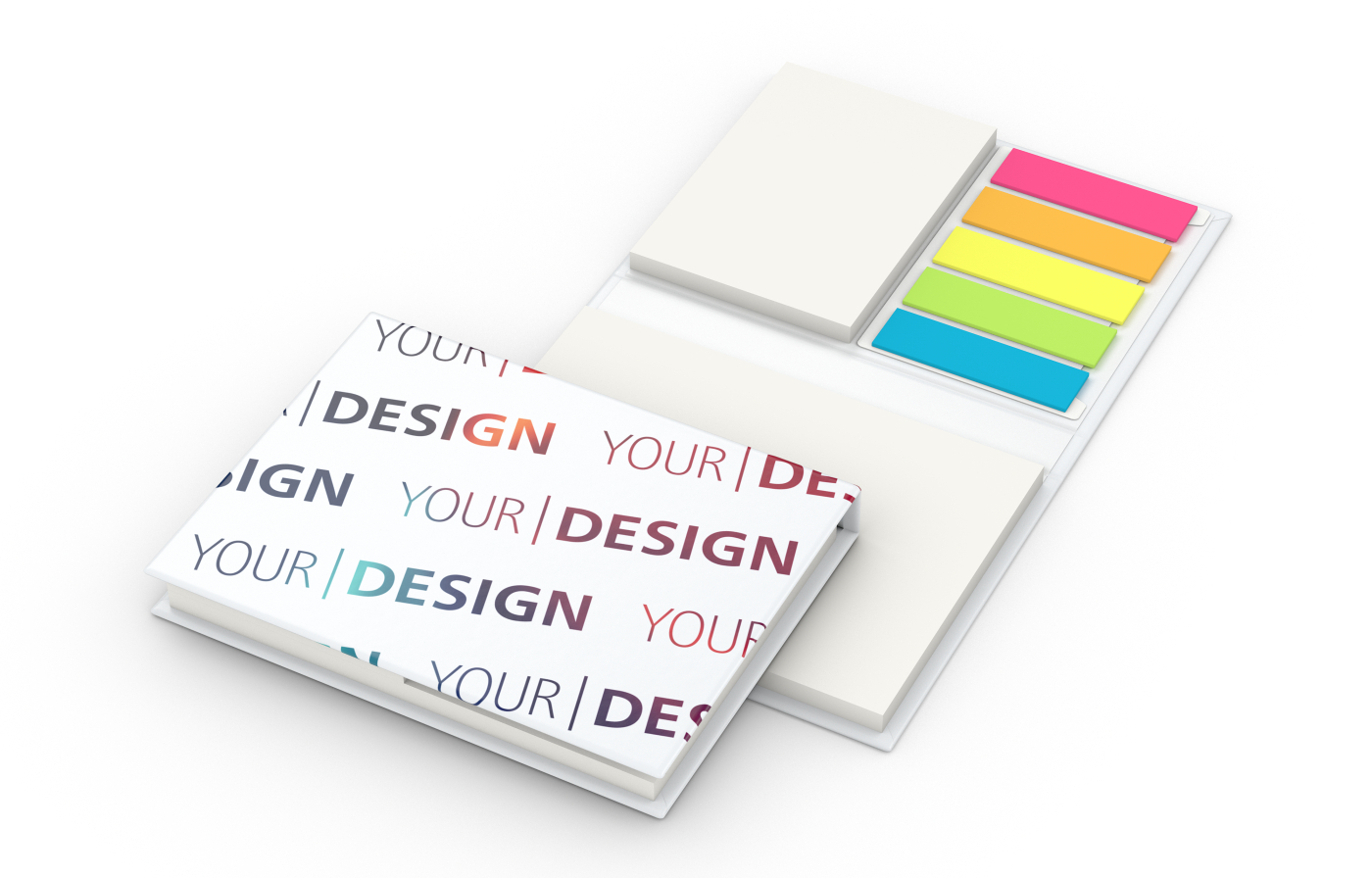 Haftnotiz-Set Brüssel White Cover-Star Recycling-Matt, 50/50 Blatt