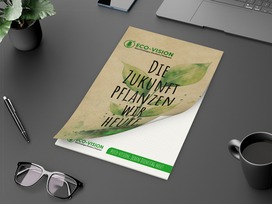 Schreibblock Cover RECYCLING Seiten/Deckblatt individuell gestaltbar