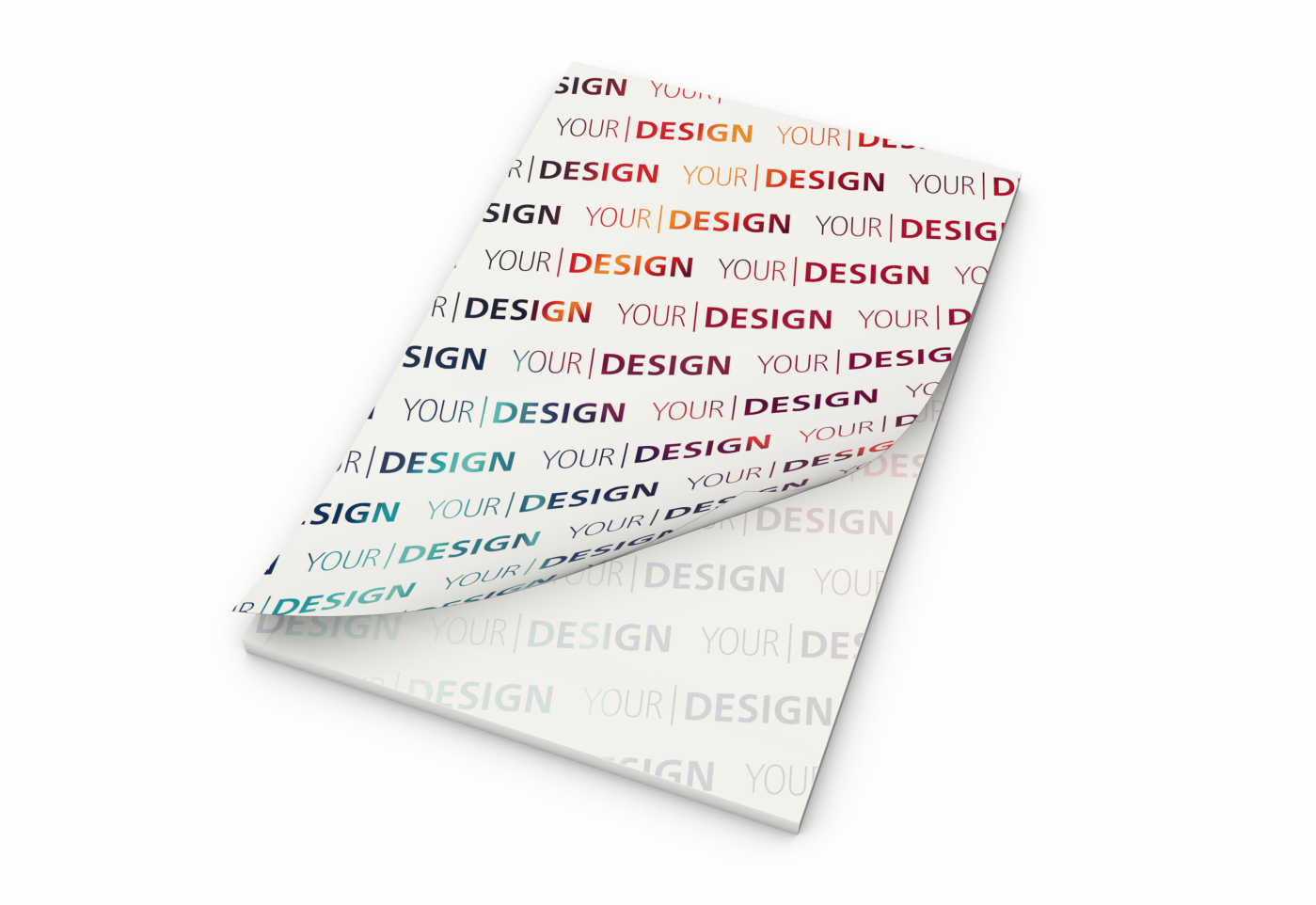 Schreibblock Cover RECYCLING Seiten/Deckblatt individuell gestaltbar